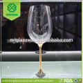 750ml clear Handmade FDA,SGS bulk crystal sapphire crystal stem wine glasses